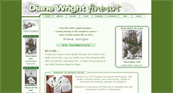 Desktop Screenshot of dianewrightfineart.com